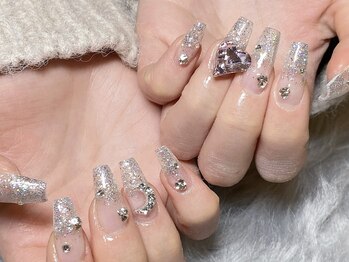 ダークハニー 原宿店(Dark Honey)/ギラギララメグラネイル