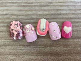 ピンクキラキラ