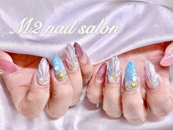 エムズ ネイルサロン(M2)/マグネットマーメイド夏ネイル