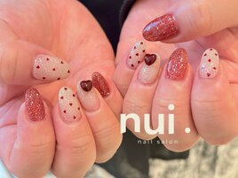 ハートホロネイル