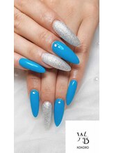 ホワイトベース(White base)/ターコイズ×シルバーネイル♪