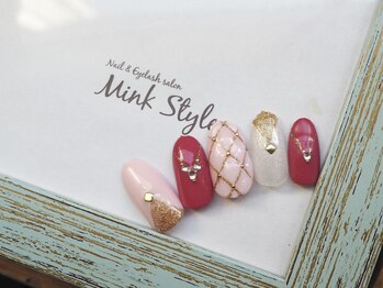 ミンクスタイル 恵比寿店(Mink Style)/キルティングぷっくりネイル