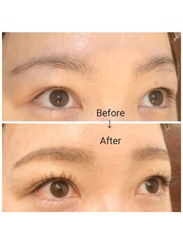 ビビデバビデ(Vivide Vavide)/【眉】マツエクと同時施術