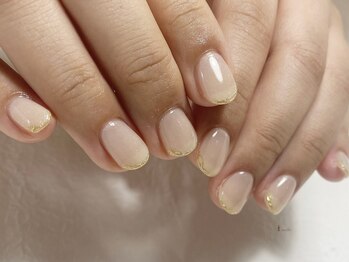 アイネイルズ 渋谷店(I nails)/ホワイトミラーフレンチ