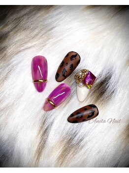 アネラネイル(Anela Nail)/レオパードネイル