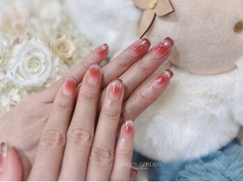 エンジェルガーデンネイル 池袋店(Angelgarden nail)/チークマグネットフレンチ