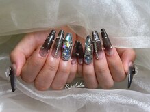 アール ネイルサロン/チップ長さだしデザイン￥10980