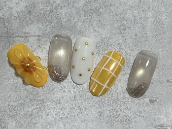 ひまりネイル(ひまりnail)/ひまわりネイル/マグネット