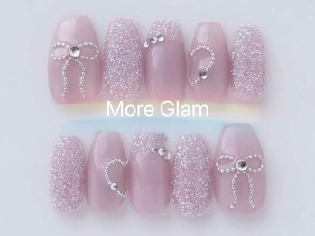 モアグラム 大宮東口店(More Glam)/自爪バレンタインネイル