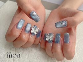 マグネット　パーツ　ブルー