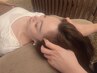 【眼精疲労】揉みほぐし75分+ヘッドスパ15分計90分通常10,450円⇒3,250円お得