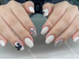 バレンタインネイル