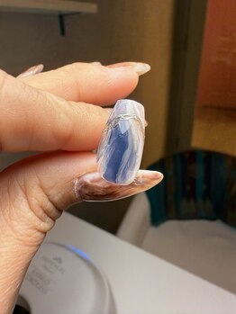 モツヲネイル(motsu.O! NAIL)/めのうの断面デザイン