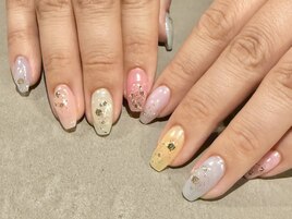 カラフルニュアンスネイル