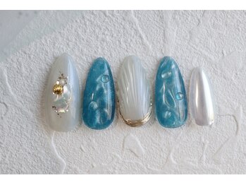 ココ(Coco)/マグネットネイル・海ネイル