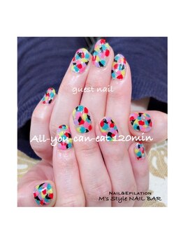 エムズスタイル ネイルバー(M's Style NAIL BAR)/guest nail