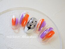 ネイルサロン ブランシュール(Nail Salon Blancheur)/大人ハロウィンニュアンスネイル