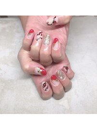 お正月ネイル【若葉/坂戸】