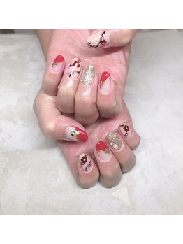 ペルシャ(Persian)/お正月ネイル【若葉/坂戸】