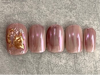 カラネイル 南森町店(calla nail)/pink×aurora