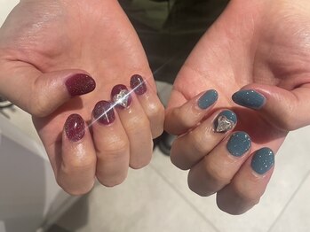 ザ コースト バイ ネオリーブ(The coast by neolive)/アシメハートネイル　担当:星