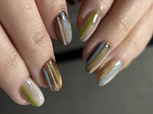 ルカ 原宿(lux)/ストライプネイル