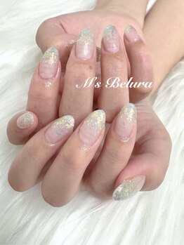 ラメグラデーション