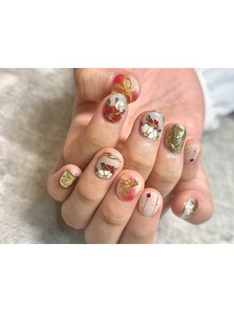 手描きアートが得意なサロン