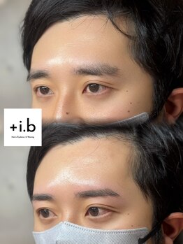プラスアイビー 小倉店(+i.b)/たれ眉からイケメン眉に(^^♪