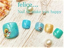 ネイルサロン フェリーチェ 東川口店(Felice)/【定額フットネイル】¥8500