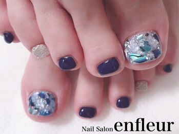 キラキラシェル＆銀箔☆