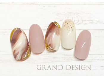 グランドデザイン 大垣店(GRAND DESIGN)/マーブルネイル
