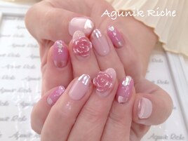 【フラワーネイル】