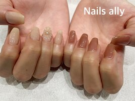 シアーカラー×クリアフラワー