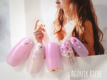 アグニークリッシェ(Agunik Riche)/【押し花ネイル】