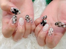 シナモンネイル(cinnamonnail)/モノトーンネイル