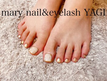 メアリー ネイルアンドアイラッシュ 八木店(mary)/きれいめフットネイル