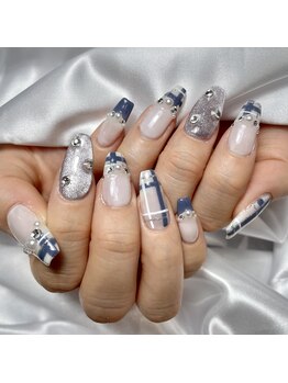 チェックネイル