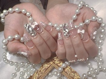 モアネイル 新宿/チップ/スカルプ/長さだし