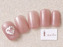 アイネイルズ 三宮店(I nails)/ピンクストーンハート