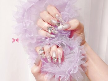 ワンホンネイル 新宿(Rumi Nail)/パーツつけ放題/長さ出し/上品