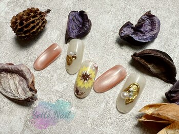 マグネット×ひまわりアート