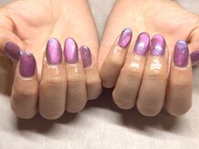 パープルの爪屋/鮮やかマグネットワンカラー♪
