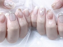 Moon veil【ムーンヴェール】パラジェル/持ち込み/長さだし/ワンホンの雰囲気（持ち込みデザイン）