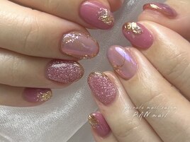 フラッシュ×オーロラネイル