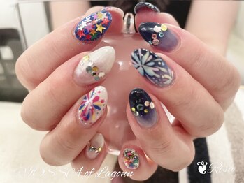 リオッサ オブ ラグーン(RIOSSA of Lagoon)/ブローチｘ花火