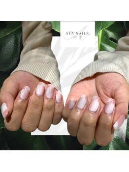 アヤネイルズ アンド アイラッシュ(AYA NAILZ.＆Eyelash)/相互グラデフレンチ