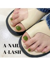 エーネイル エーラッシュ(A-NAIL A-LASH)/フットネイル【倉敷】
