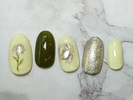 【初回オフ無料】フラワーネイル