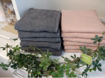 スキンケア サロン 葡萄の雫/フェイシャルタオルの使い分け